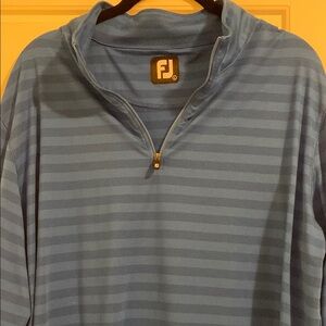 FootJoy Blue Striped Pullover